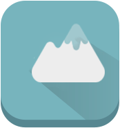 icon of a cliff