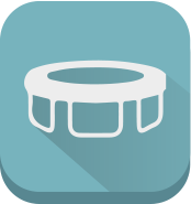 icon of a trampoline